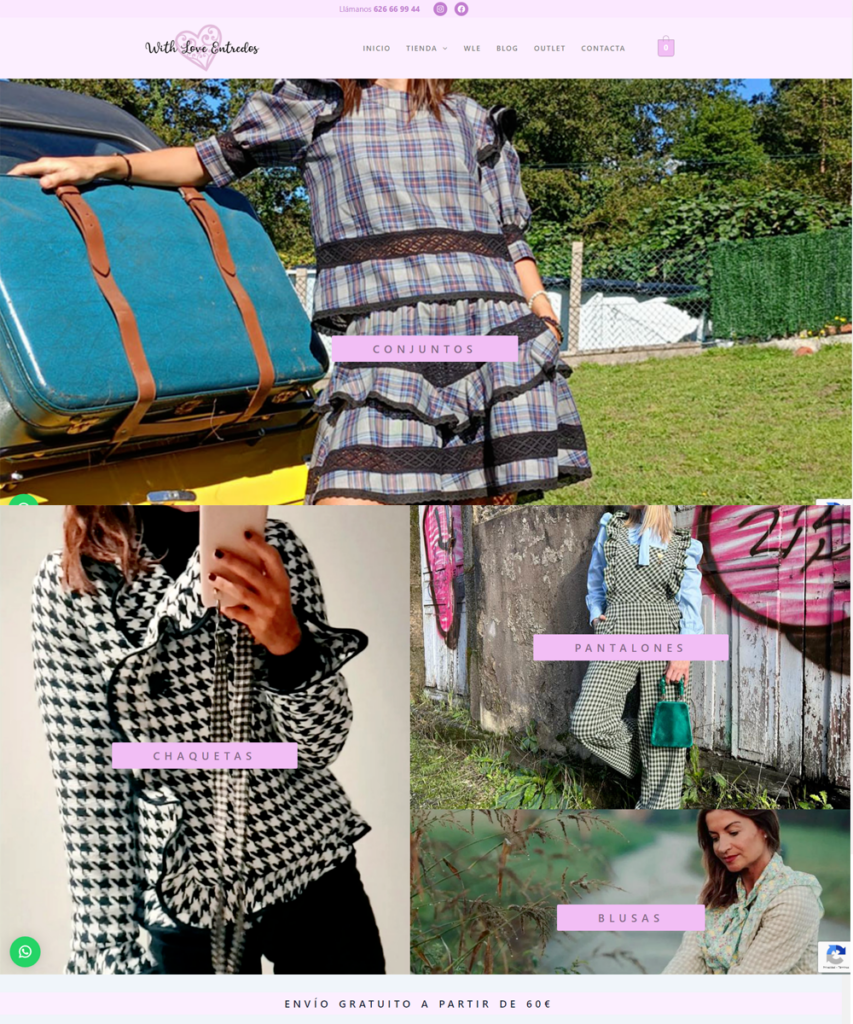 Diseño de tienda online de moda en Pontevedra